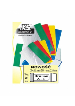 Okładka brulion A-5 50 sztuk mix