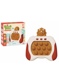 Gra sensoryczna triceratops brązowa