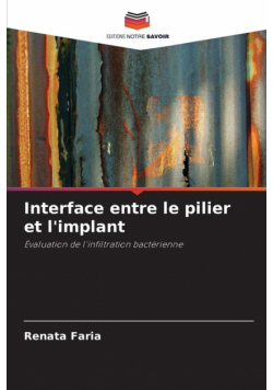 Interface entre le pilier et l'implant