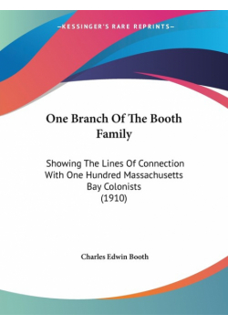 One Branch Of The Booth Family