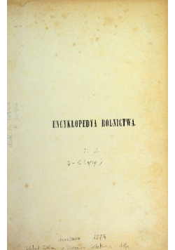 Encyklopedya rolnictwa Tom II