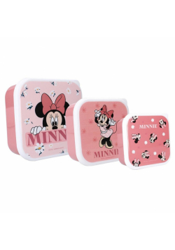 Śniadaniówka Box 3w1 Myszka Minnie różowa