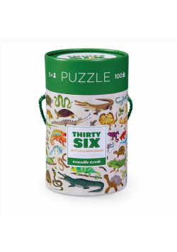 Puzzle Gady i płazy 100