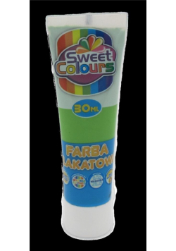 Farba plakatowa w tubie zieleń jasna 30ml