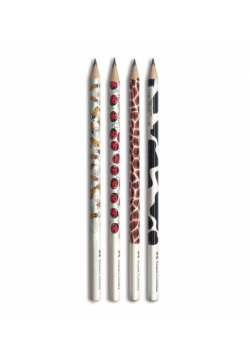 Ołówki Faber-Castell trójkątne z kolorowym motywem display 90 sztuk mix