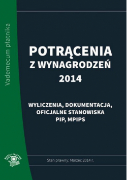 Potrącenia z wynagrodzeń 2014