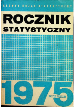 Rocznik statystyczny 1975