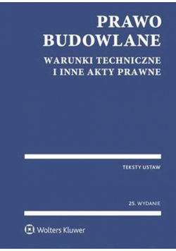 Prawo budowlane Warunki tech. w.25 2016