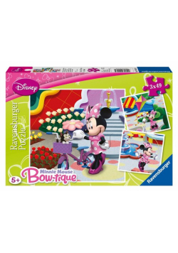 Puzzle Piękna Myszka Minnie 3 x 49
