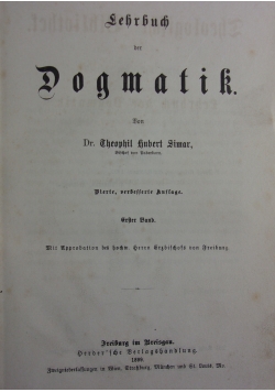 Dogmatik, 1899 r.