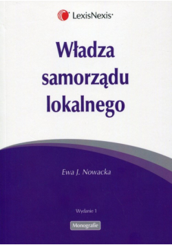 Nowacka Ewa J. - Władza samorządu lokalnego