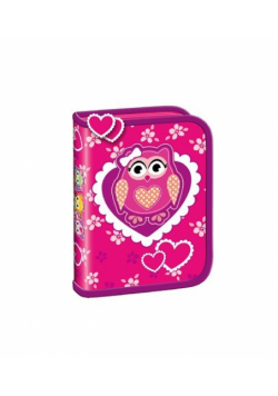 Piórnik dwuklapkowy Owl