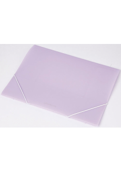 Teczka na gumkę A4 transparentna focus ex4302 fiolet