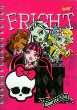 Notes spiralny A6 Monster High Fright