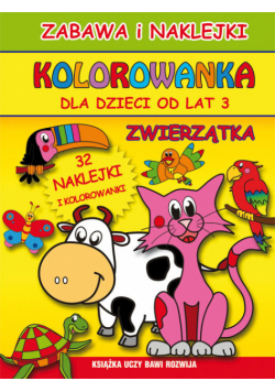 Kolorowanka dla dzieci od lat 3 Zwierzątka