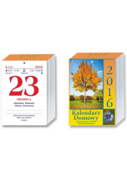 Kalendarz 2016 KL 04 Kalendarz Domowy