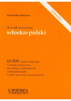 Słownik muzyczny włosko-polski