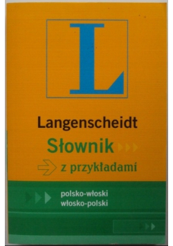Langenscheidt słownik z przykladami polsko - włoski włosko - polski