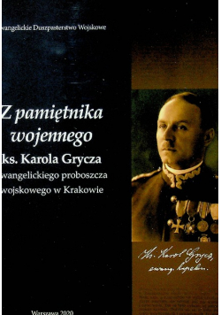 Z pamiętnika wojennego ks Karola Grycza