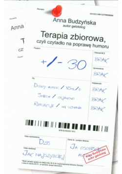 Terapia zbiorowa czyli czytadło na poprawę humoru