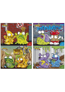 Wkłady do segregatora A5 Trash Pack 8 kartek z kolorowankami i naklejkami seria 101