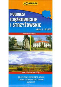 Pogórze Ciężkowickie i Strzyżowskie skala 1:50000