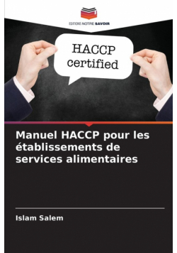 Manuel HACCP pour les établissements de services alimentaires