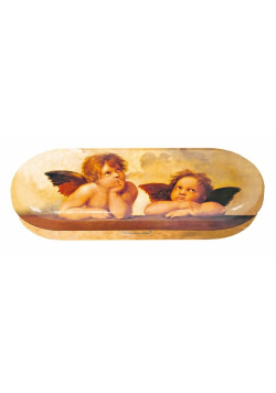 Etui na okulary Raffael - Angel metalowe