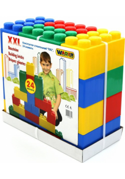 Klocki budowniczy XXL 24 elementy