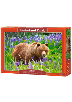 Puzzle Bear on the Meadow 500