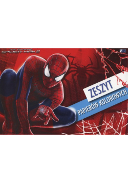 Zeszyt papierów kolorowych A4 10 kartek Spider-Man 10 sztuk