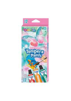 Farby tempera w tubie Colorino dreams 12 ml. 12 kolorów