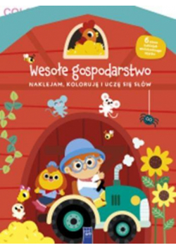 Naklejam koloruję, uczę się słów Wesołe gospodar.