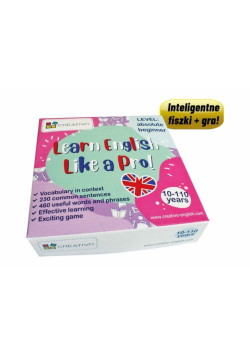 Learn English Like a Pro Inteligentne fiszki + gra (poziom Absolute Beginner)