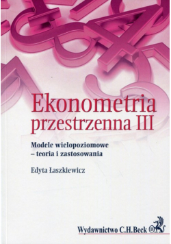 Ekonometria przestrzenna III