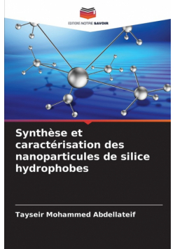 Synthèse et caractérisation des nanoparticules de silice hydrophobes