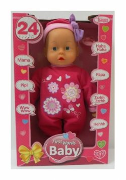 Lalka mówi pierwsze słowa 38 cm
