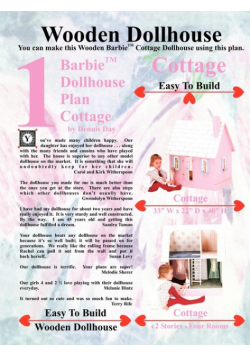 Barbie Dollhouse Plan Cottage