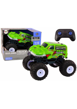Auto Dinozaur terenowe 2.4G R/C 1:12 zielony