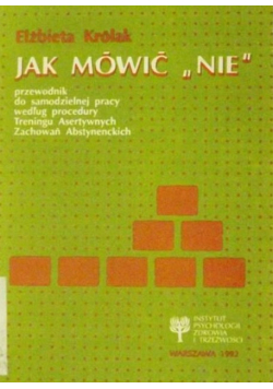 Jak Mówić Nie