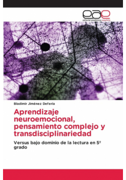 Aprendizaje neuroemocional, pensamiento complejo y transdisciplinariedad