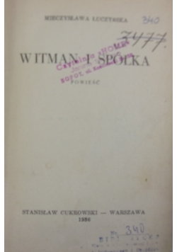 Witman i Spółka,1936r.