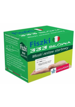 Fiszki 333 słowa Włoski zestaw startowy