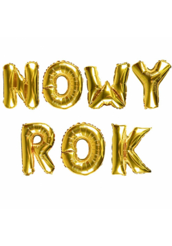 Zestaw balonów foliowych Nowy Rok