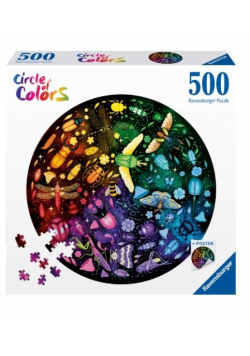 Puzzle 2D 500 Paleta kolorów. Insekty