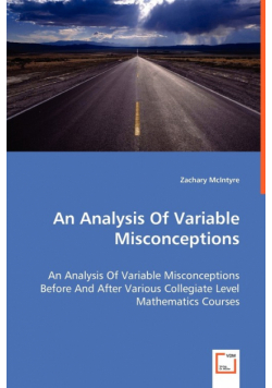 An Analysis Of Variable Misconceptions