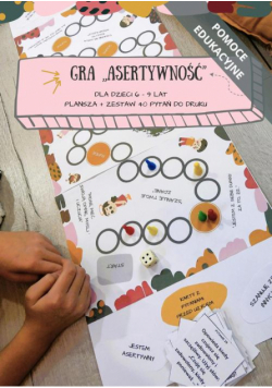 Gra planszowa "Asertywność" dla dzieci 6-9 lat (do druku). Pomoc edukacyjna