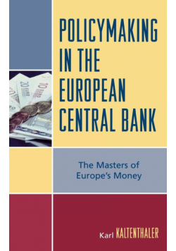 Policymaking in the European Central Bank