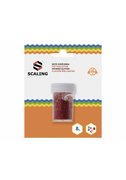 Brokat w tubce czerwony Scaling