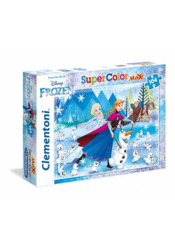Puzzle Supercolor Maxi Kraina Lodu 104